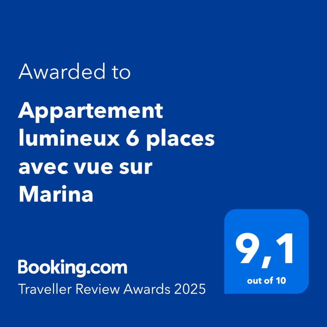 Appartement Lumineux 6 Places Avec Vue Sur Marina Мандельё-ла-Напуль Экстерьер фото